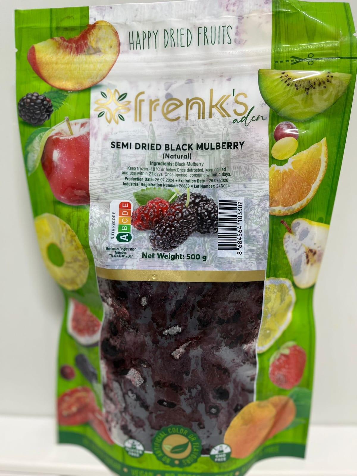Semi Dried Black Mulberry